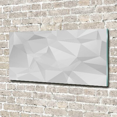 Cuadro acrílico horizontal Triángulos abstractos