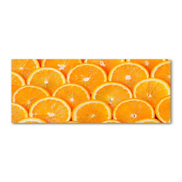 Cuadro metacrilato horizontal rodajas de naranja