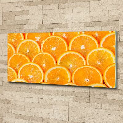 Cuadro metacrilato horizontal rodajas de naranja