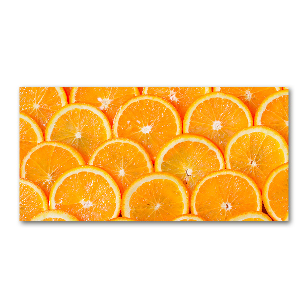 Cuadro metacrilato horizontal rodajas de naranja
