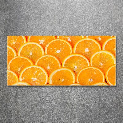 Cuadro metacrilato horizontal rodajas de naranja