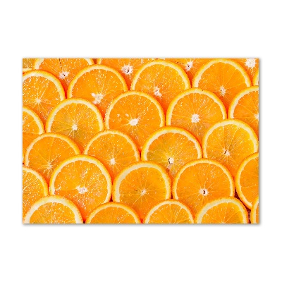 Cuadro metacrilato horizontal rodajas de naranja