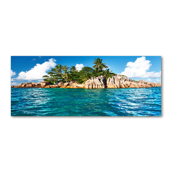 Foto en metacrilato horizontal Isla tropical