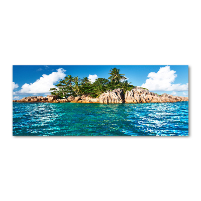 Foto en metacrilato horizontal Isla tropical
