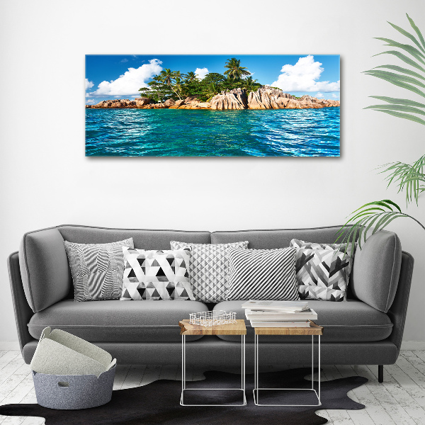 Foto en metacrilato horizontal Isla tropical