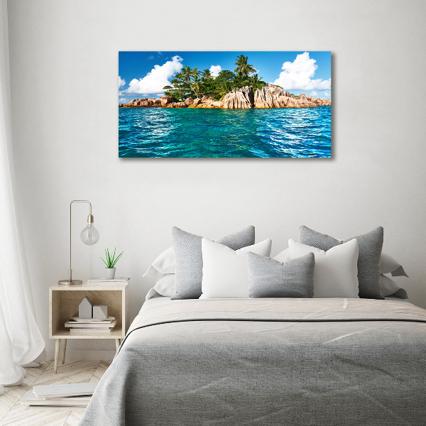 Foto en metacrilato horizontal Isla tropical