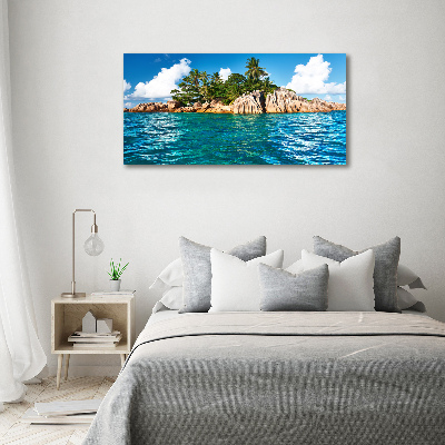 Foto en metacrilato horizontal Isla tropical