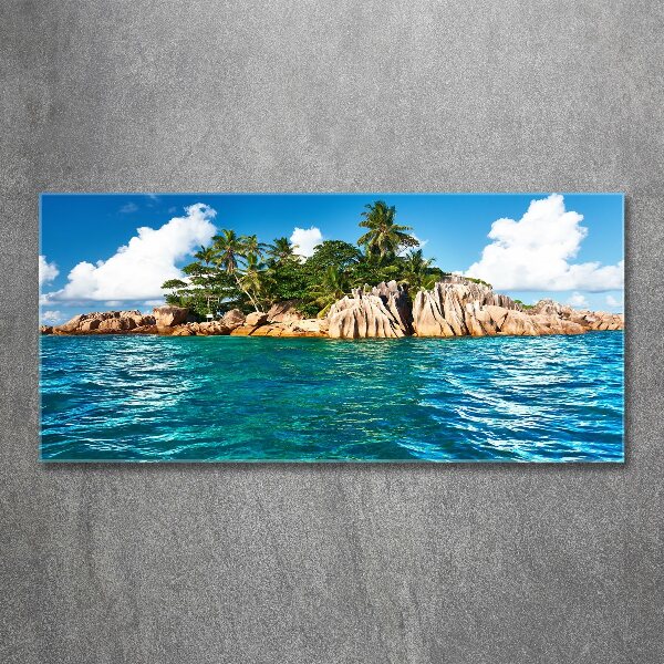 Foto en metacrilato horizontal Isla tropical
