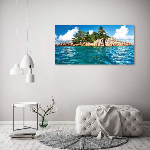 Foto en metacrilato horizontal Isla tropical