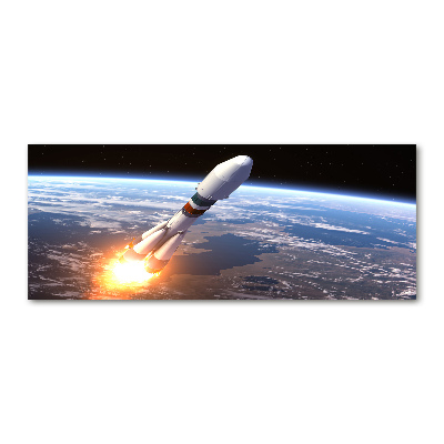 Cuadro metacrilato horizontal Cohete espacial