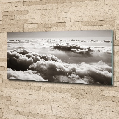 Foto en metacrilato horizontal Nubes a vista de pájaro