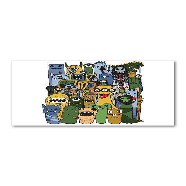 Foto en metacrilato horizontal Monstruos locos