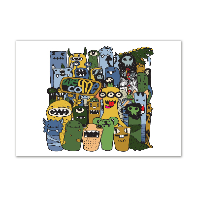 Foto en metacrilato horizontal Monstruos locos