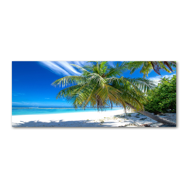 Cuadro acrílico horizontal Playa tropical