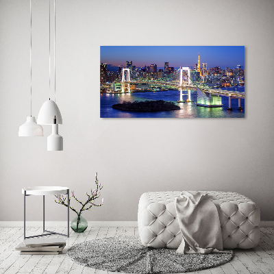 Cuadro metacrilato horizontal Puente de Tokio