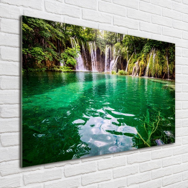 Cuadro metacrilato horizontal Lago de Plitvice
