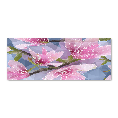 Cuadro metacrilato horizontal Magnolia rosa