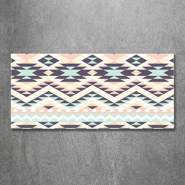 Cuadro acrílico horizontal origen étnico