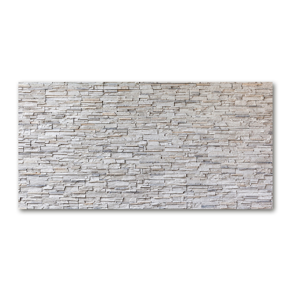 Pintura en acrílico horizontal Muro de piedra