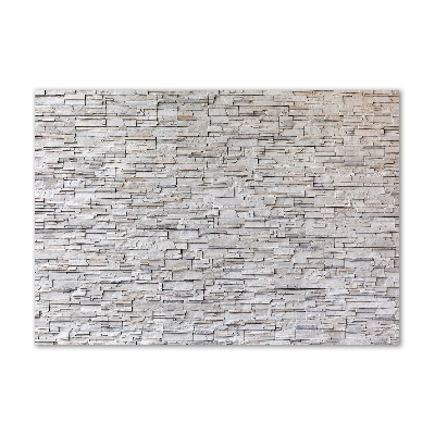 Pintura en acrílico horizontal Muro de piedra