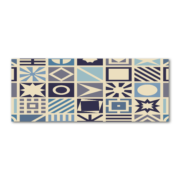 Cuadro metacrilato horizontal Fondo geométrico