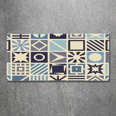 Cuadro metacrilato horizontal Fondo geométrico
