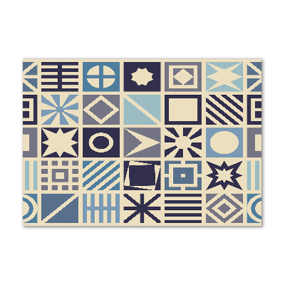 Foto obraz szkło akryl Geometryczne tło