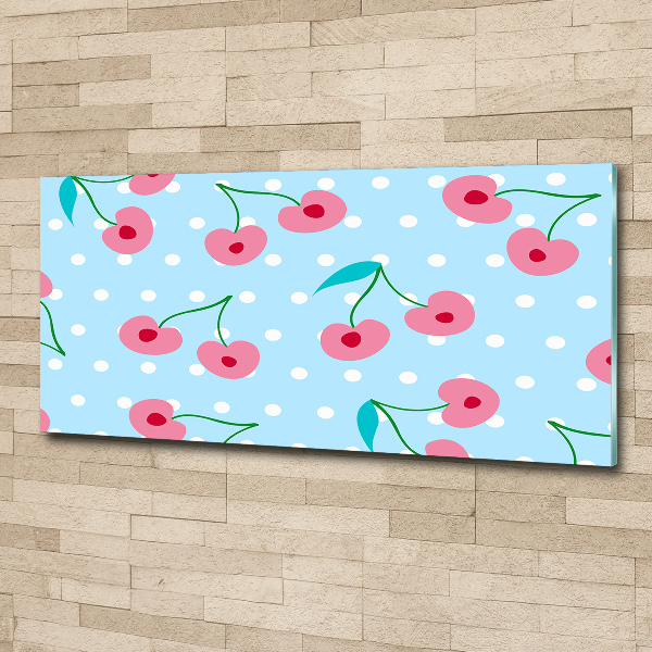 Foto en metacrilato horizontal Iconos de frutas