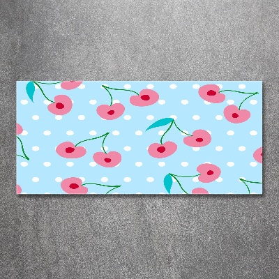 Foto en metacrilato horizontal Iconos de frutas