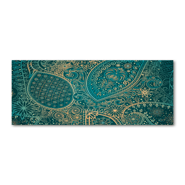 Cuadro metacrilato horizontal Fondo de adornos