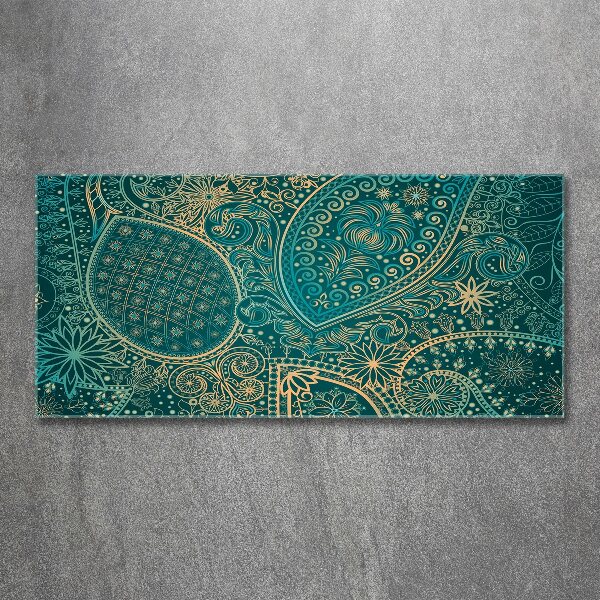 Cuadro metacrilato horizontal Fondo de adornos