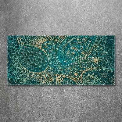 Cuadro metacrilato horizontal Fondo de adornos