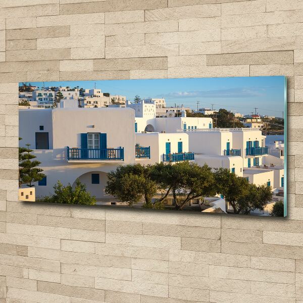 Cuadro metacrilato horizontal Mykonos Grecia