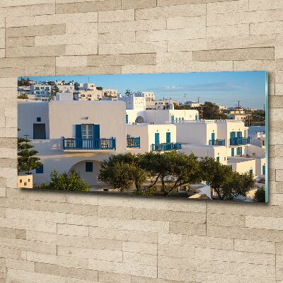 Cuadro metacrilato horizontal Mykonos Grecia