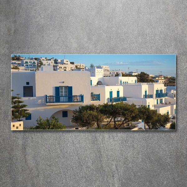 Cuadro metacrilato horizontal Mykonos Grecia