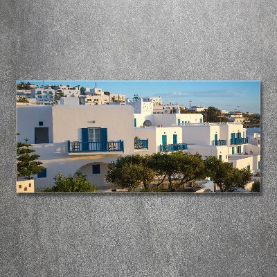 Cuadro metacrilato horizontal Mykonos Grecia