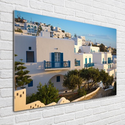 Cuadro metacrilato horizontal Mykonos Grecia