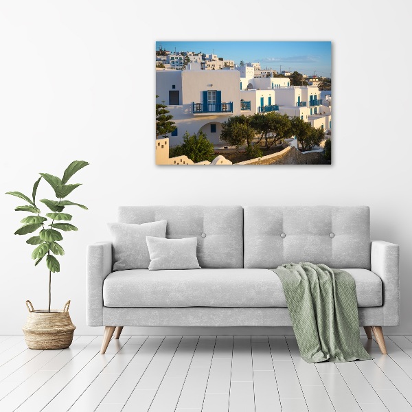 Cuadro metacrilato horizontal Mykonos Grecia
