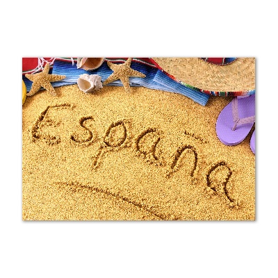 Foto en metacrilato horizontal Inscripción de España