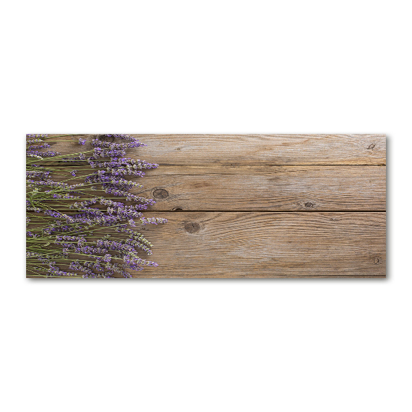 Pintura en acrílico horizontal Lavanda sobre madera