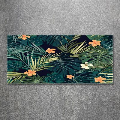 Foto en metacrilato horizontal hojas tropicales