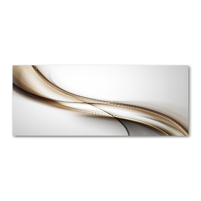 Foto en metacrilato horizontal Ola marrón