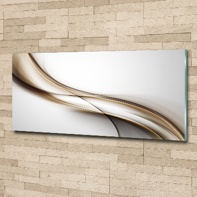 Foto en metacrilato horizontal Ola marrón