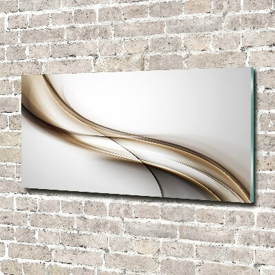 Foto en metacrilato horizontal Ola marrón