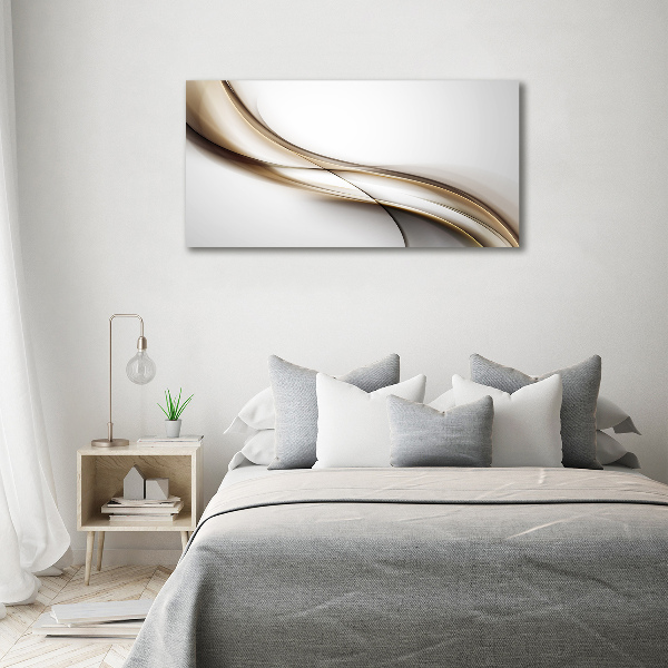 Foto en metacrilato horizontal Ola marrón