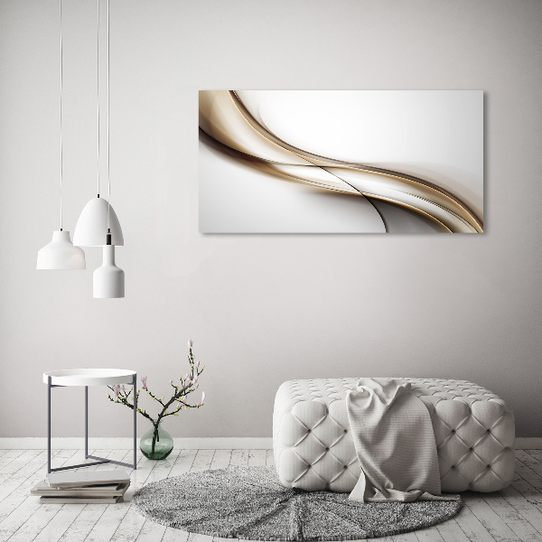 Foto en metacrilato horizontal Ola marrón