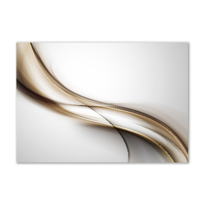 Foto en metacrilato horizontal Ola marrón