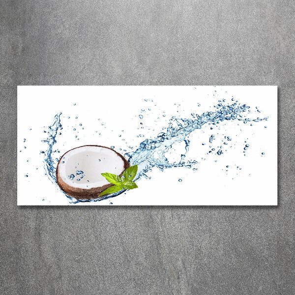 Foto en metacrilato horizontal Coco y agua