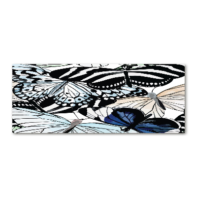 Cuadro metacrilato horizontal Mariposas y flores