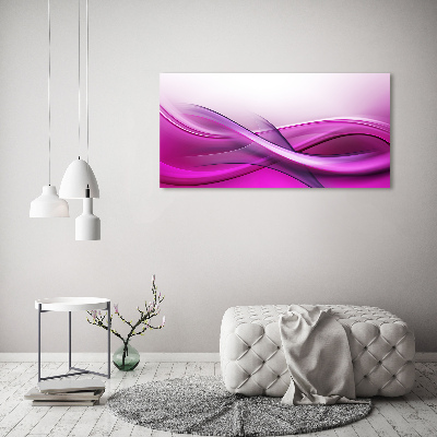 Pintura en acrílico horizontal Fondo de ondas